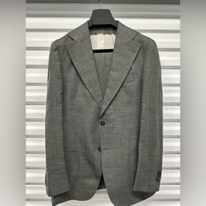 SuitSupply Dark Green Tailored Fit Havana Suit